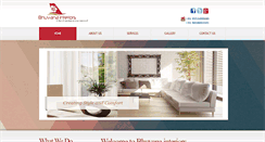 Desktop Screenshot of bhuvanainteriors.com